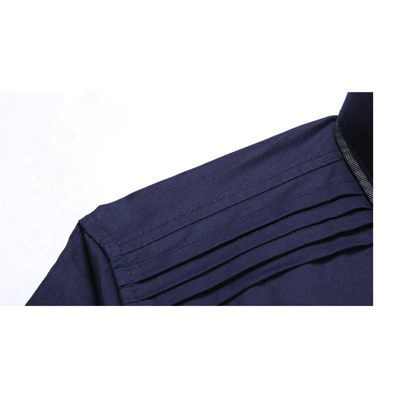 M-4XL новые модные повседневные мужские рубашки с длинным рукавом в стиле пэчворк