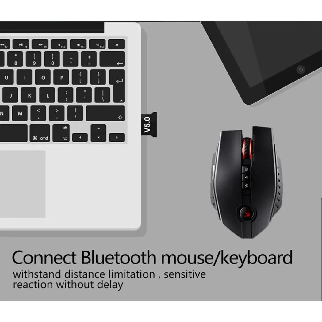 Bluetooth адаптер 5 0 без водителя аудио приемник Plug and Play для USB 10 (Мбит/с) настольный (м)
