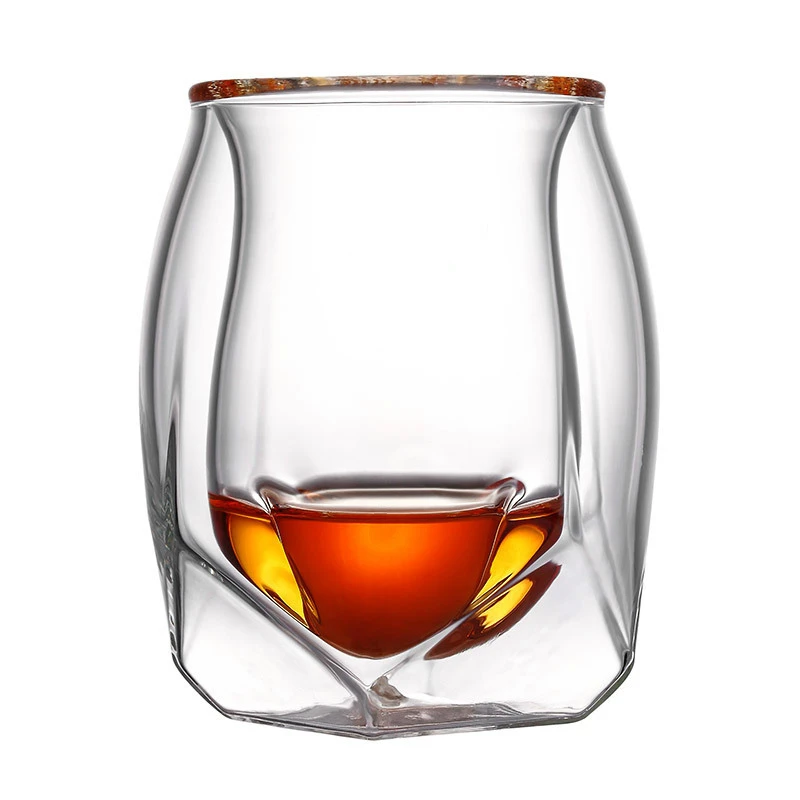 1 Pcs Шотландский виски стекло ROCK с двойными стенками Стекло es виски Winetaster ром XO Chivas пить вино чашки Verre A Vin Der Whiskybecher Copo - Цвет: 1 Pcs