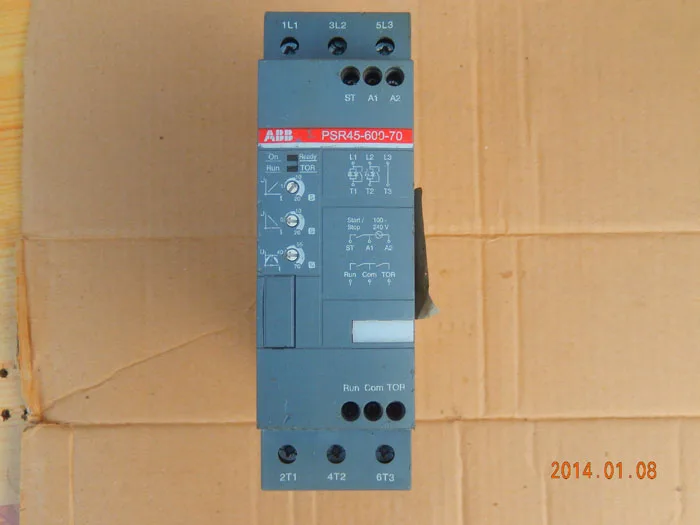 Мягкий стартер Compact PSR range softstarter PSR45-600-70 22 кВт 208-600 В для монтажа на DIN-рейку 1SFA896111R7000