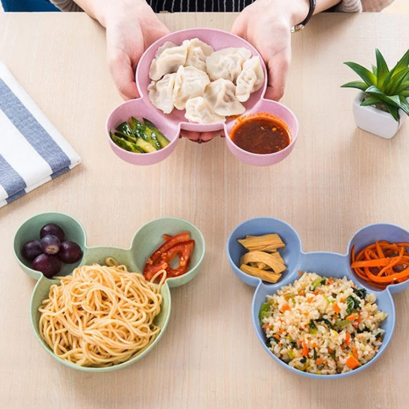 Детская посуда милый мультфильм Еда Набор прочный новорожденный кормления