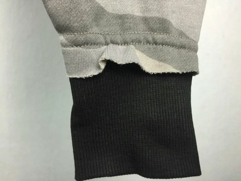 2017 осень зима Для женщин Повседневное камуфляж Толстовки дамы свободные длинным