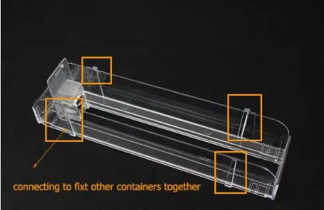 Прозрачная полка толкатель для супермаркета 28 см|cigarette flashlight|container linercigarette cabinet |