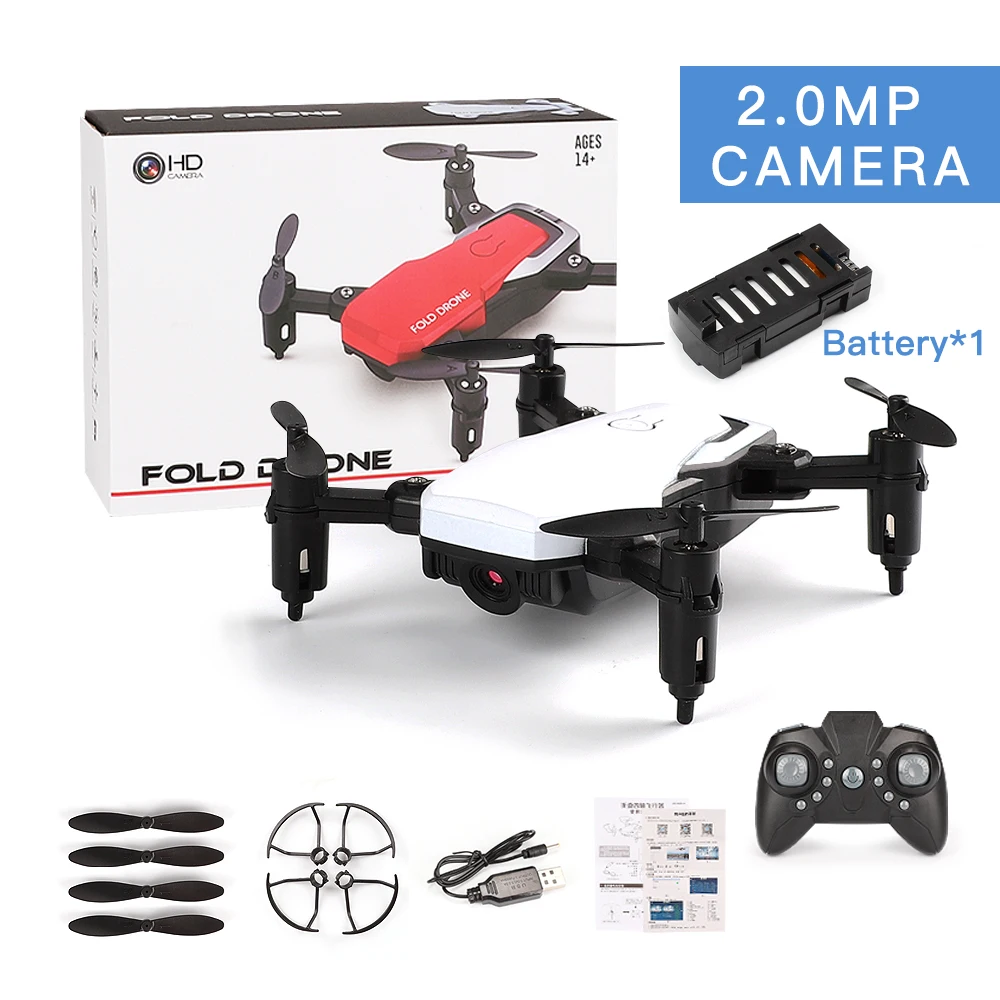 Радиоуправляемый Дрон с камерой Wi Fi FPV мини Квадрокоптер складные