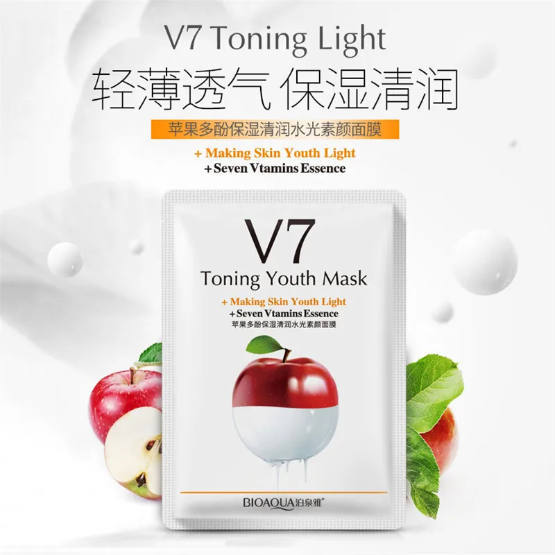 Увлажняющая маска для лица BIOAQUA Fruit V7 увлажняющая питательная ухода за кожей |