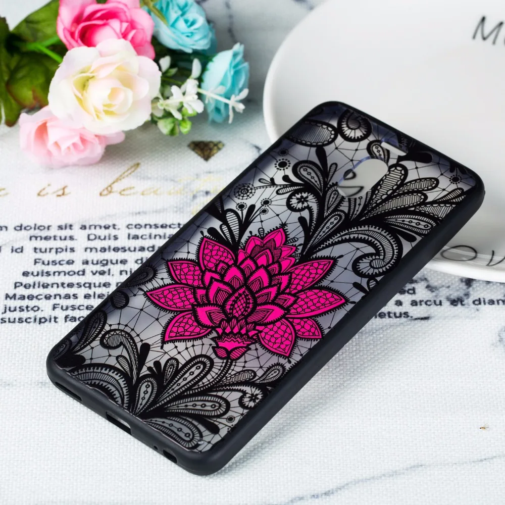 FGHGF Lace Flower Case For Meizu MX6 M5S PRO 7 E M3S 3 5 6 U20 U10 Back Cover M3 M5 M6 NOTE Shell |