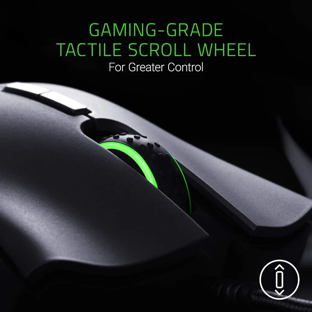 Проводная игровая мышь razer DeathAdder Elite с оптическим сенсором 16000 dpi, эргономичная мышь с 7 кнопками для ноутбука, компьютера, ПК, геймера