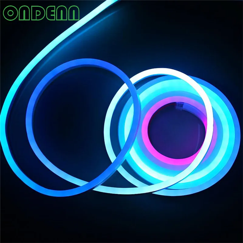 Светодиодная неоновая трубка WS2811 50 м светодиодный пиксельный свет цифровой RGB