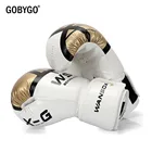 GOBYGO Kick Боксёрские перчатки для Для мужчин Для женщин PU Каратэ Муай Тай Guantes де Boxeo свободный бой ММА Санда обучение взрослых детское оборудование