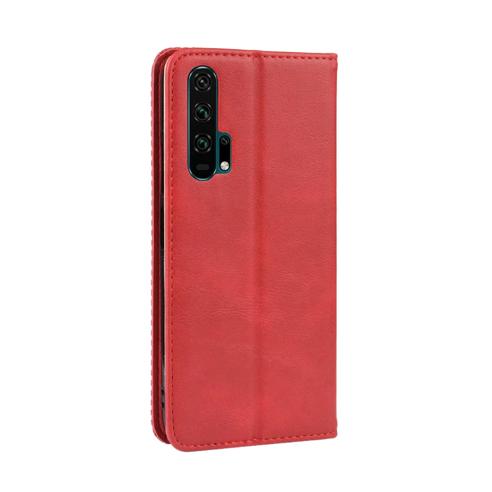 Роскошный тонкий кожаный флип-чехол в стиле ретро для huawei Honor 20 Pro, чехол YAL-L41, кошелек, подставка для карт, Магнитный чехол-книжка, чехол для телефона