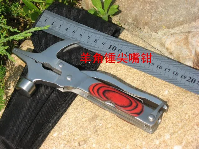 Multi Функция складной молоток топор клещи Ножи отвертка Набор инструментов Сталь