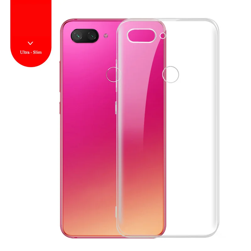 Ультратонкий Прозрачный чехол для Xiaomi 8 и Redmi модели мягкий TpuFitted