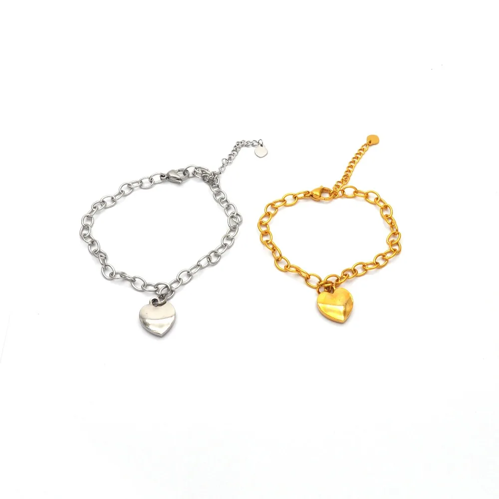 Bijoux femme оптовая продажа stainlees ювелирный стальной браслет простой дизайн золото и