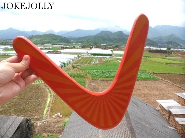 Деревянные Бумеранг Высокое качество Классический V Форма Летающий диск