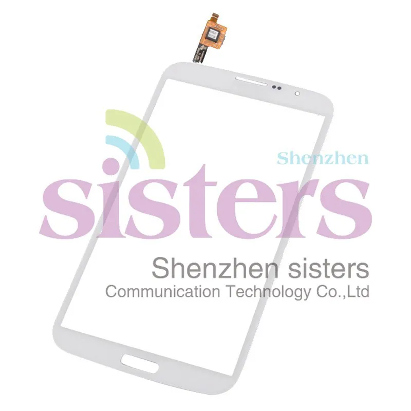 Темно-синий/белый сенсорный экран дигитайзер сменная панель для Samsung Galaxy Mega 6 3 i9200