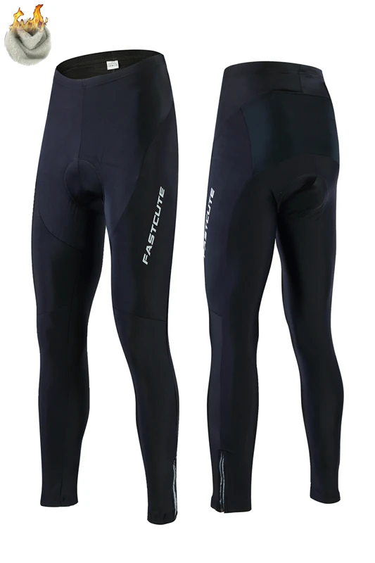 FASTCUTE теплые зимние флисовые длинные велосипедные брюки 2019 велосипедный