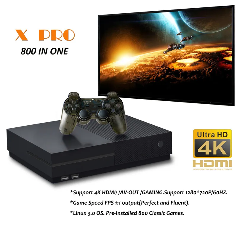 XPro Игровая приставка PS1 HD ТВ игра 64 бит 800 классические Семейные Ретро игры X Pro Box