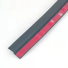 Универсальное клейкое уплотнение для двери автомобиля Z-типа, 1 м, 3 м, шумоизоляция, резиновые уплотнители для погоды, защита от пыли и влаги