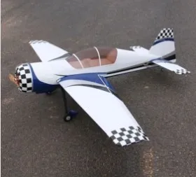 73in Yak54 30cc RC самолет с бензиновым двигателем ARF/бензиновый ARF синий/белый цвет|gasoline