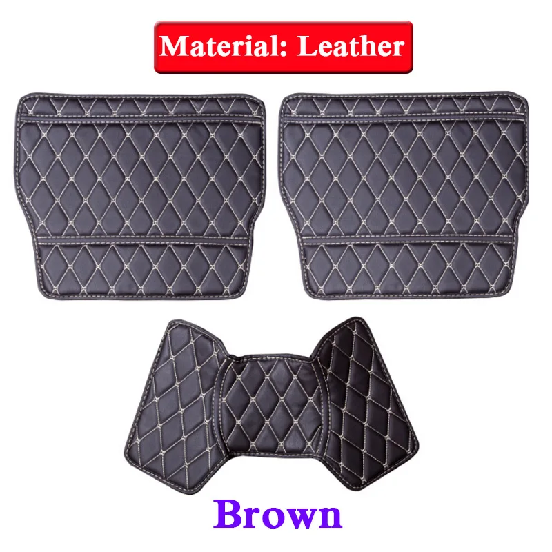 

QCBXYYXH Leather Rear Seat Kick Protection Mat For Mazda 6 Atenza 2017 2018 Car Stickers Interior Anti-kick Mat Car Styling