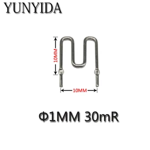 Резистор сопротивлениявыборки константана 01-04, 0,03r, 30 миллиомшаг 10 ммдиаметр 1,0 мм, 20 шт.