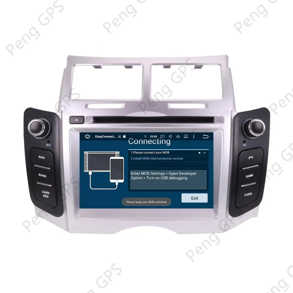Android 9 0 Автомобильный DVD стерео мультимедиа головное устройство для TOYOTA YARIS 2005 2007
