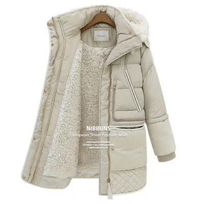 Женские зимние пальто и куртки Casaco Inverno 2017 Новый тонкий с капюшоном длинными