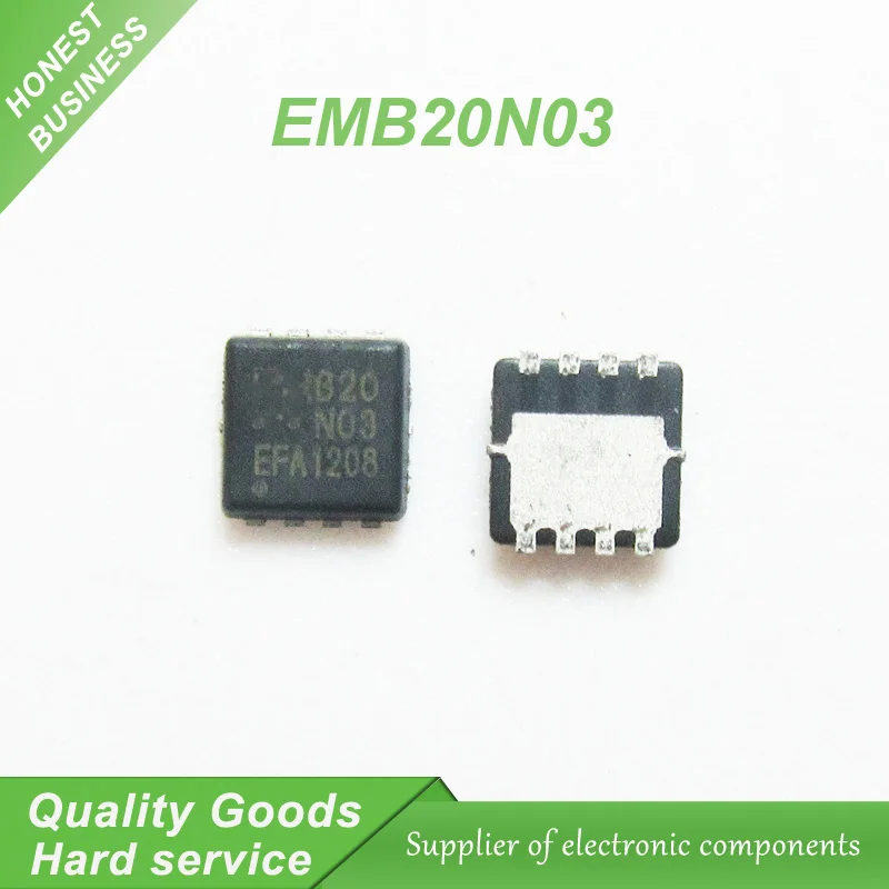 5 шт. EMB20N03 B20N03 QFN MOSFET (металлический оксид полупроводниковый полевой эффект