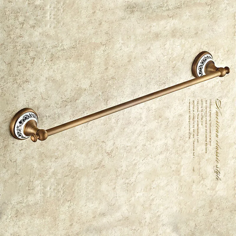 Вешалка для полотенец из твердой латуни и керамики высокое качество винтажный