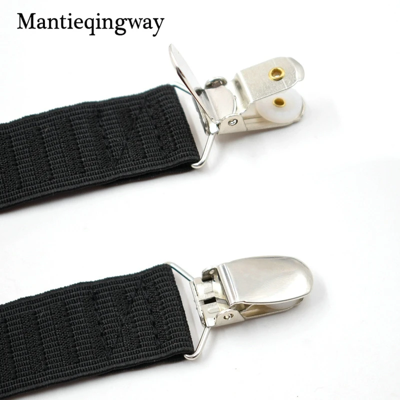 Mantieqingway 2018 Рубашка Остается держателем для мужской рубашки подтяжки Y Форма