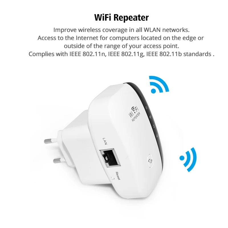 Беспроводной N Wifi ретранслятор 802.11n/b/g сеть расширитель маршрутизатор 300 Мбит/с