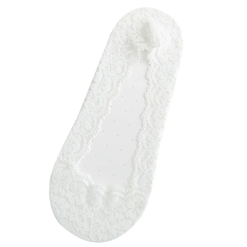 Шелковые неглубокие повседневные дизайнерские носки нескользящие носки-лодочки