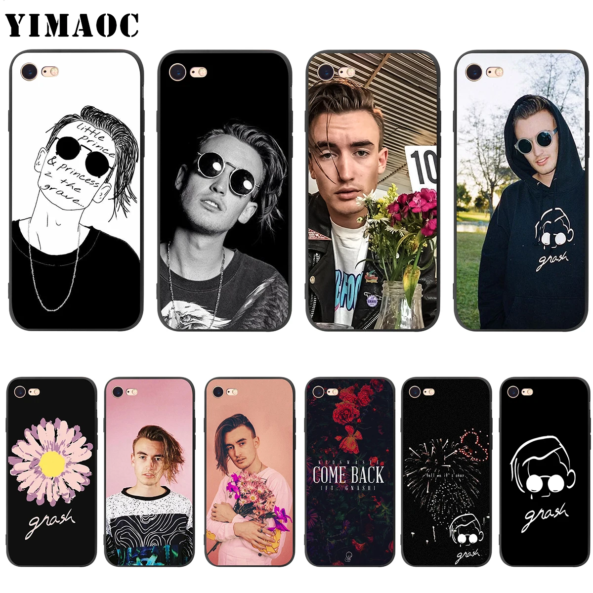 Мягкий чехол YIMAOC Garrett Charles Nash Gnash для Apple iPhone SE 2020 5 5s 6 6s 7 8 Plus XR X Xs 11 12 Pro Max mini |