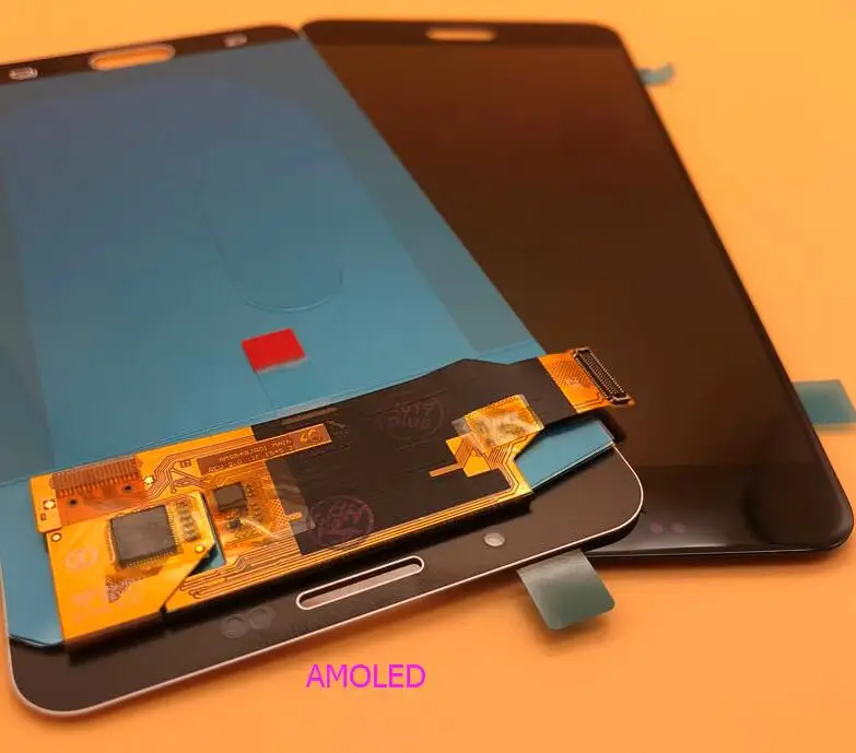 A710 BLACK AMOLED 5,5 '' Super AMOLED ЖК-дисплей Дисплей кодирующий преобразователь сенсорного экрана в сборе для Samsung Galaxy A7 A710 A7100 A710F A710M - Цвет: A710 BLACK AMOLED