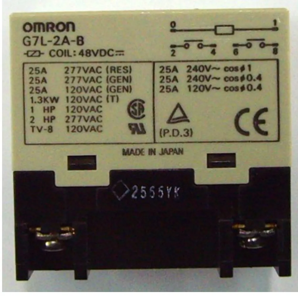 

Оптовая продажа 10 шт./лот реле G7L-2A-B 48VDC