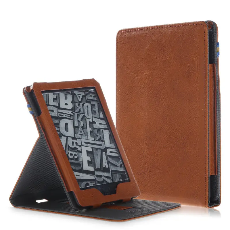brown Чехол для Amazon kindle Smart cover для kindle 10th generation чехол с держателем для рук - Цвет: brown
