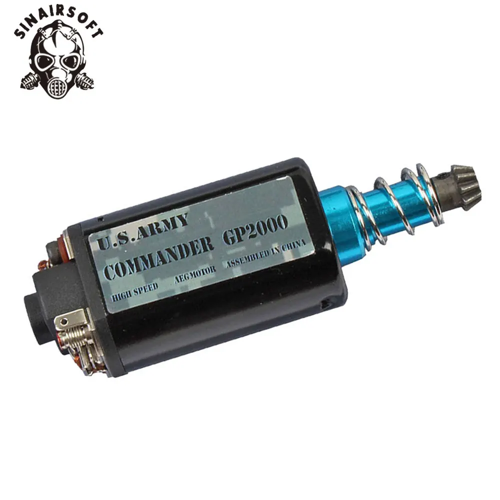 

Tactical Commander GP2000 Super High Torque Motor Long Axle For Airsoft AEG M4 Or AK Series Ver.2/3 Gearbox Hunting Accessories