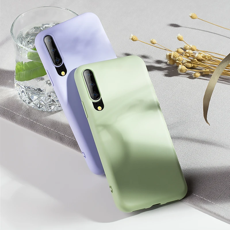 For HUAWEI P30 P20 Pro Lite Luxury Original Liquid Silicone Soft Candy Colors Case Cover Mate 20 10 |