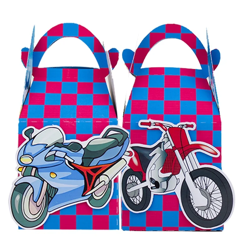 Мотоциклетная коробка для конфет Подарочная кексов мальчиков детские товары дня