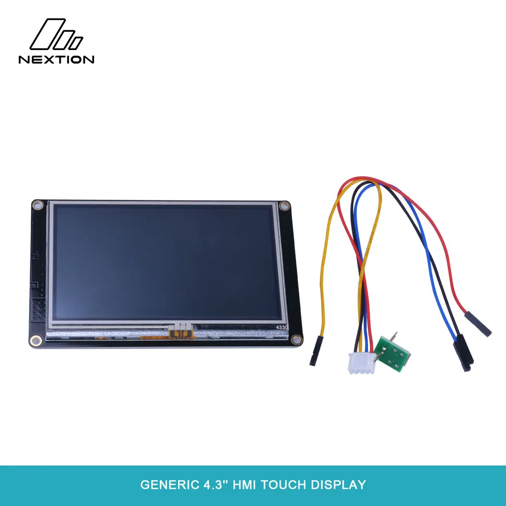 Nextion Enhanced NX4827K043-Универсальный 4,3 ''480*272 встроенный RTC/Большая емкость вспышки/более быстрые часы с микроконтроллером HMI сенсорный дисплей