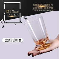 personality thickening hot water cup creative whiskey cup milk cup fitted with water