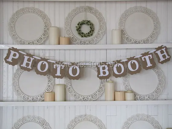 Баннер для киоски в стиле ретро 1 шт. свадебная гирлянда украшение дня рождения