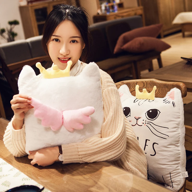 Подушка с короной для кошки 1 шт. подушка пары спальни кровати дивана украшения