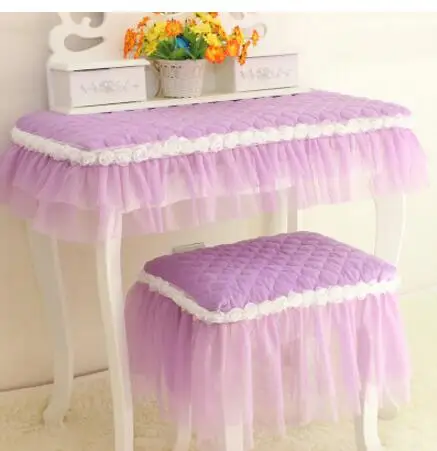 Скатерть кружевная Розовая/фиолетовая декоративная Пыленепроницаемая накидка