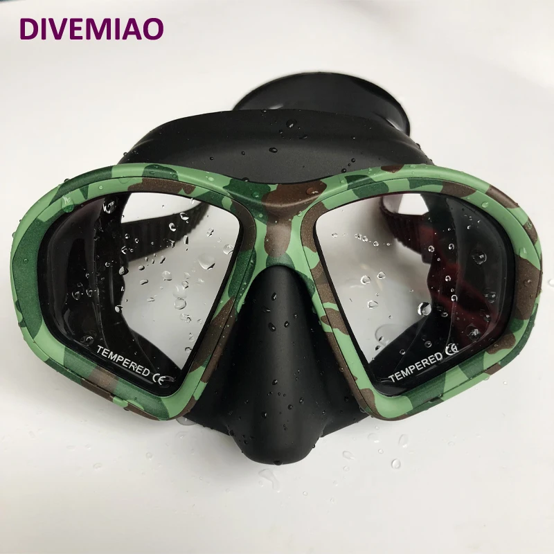 spearfishing macka scuba diving snorkel mask for swimming mascara buceo CAMO color set freediving underwater | Спорт и развлечения