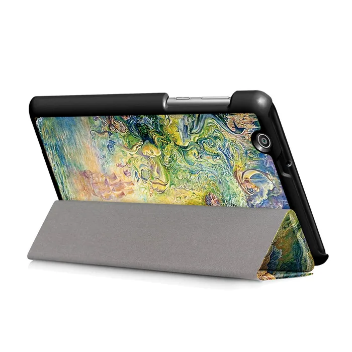 PU чехол для huawei Mediapad T3 7 7,0 3g BG2-U01 7 дюймов+ Защитная пленка для экрана подарок