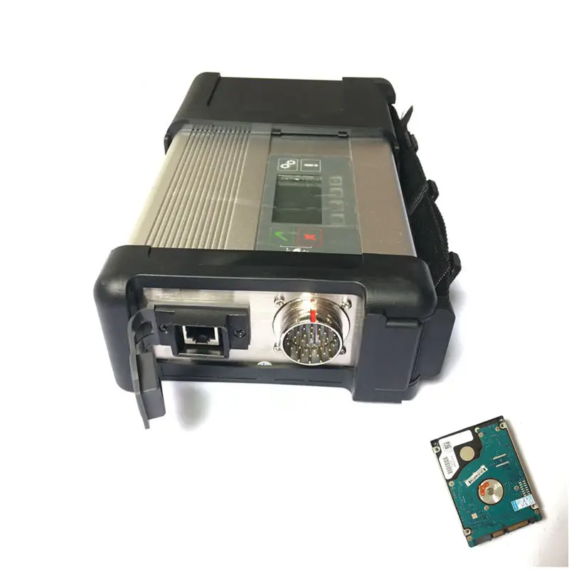 C5 MUX with HDD Хит, MB Star C5 диагностический инструмент, SD Подключение, компактный мультиплексор C5 с полным набором кабелей, функция Wifi с программным обеспечением V2019.09 - Цвет: C5 MUX with HDD