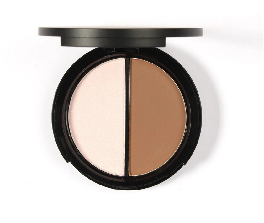 Матовая контур Палитры двойной Цвет голый Studio бронзатор Косметическая пудра