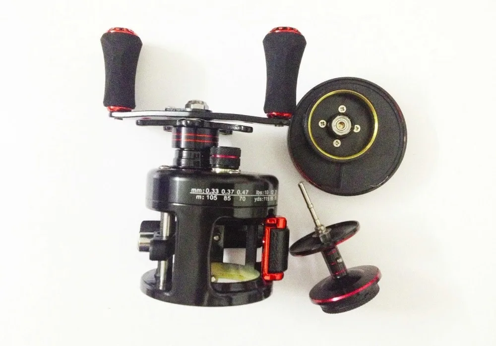 Бандо Черный Круглый Правша Baitcasting катушки рыболовные снасти 9 BB 5 3: 1 Передаточное