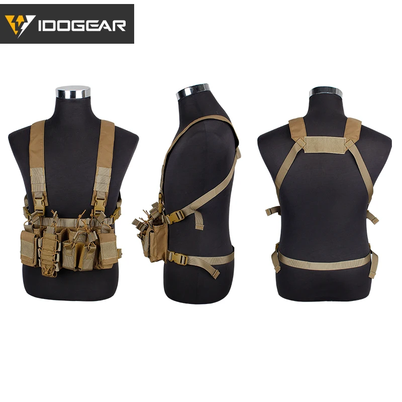 IDOGEAR тактическая Грудь Rig D3CR пластина Перевозчик жилет Cordura страйкбол военная